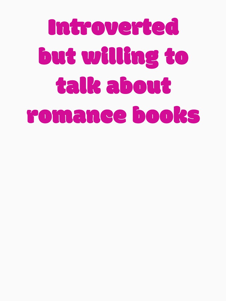 Introverted But Will Talk Romance Books by JettieDesignCo