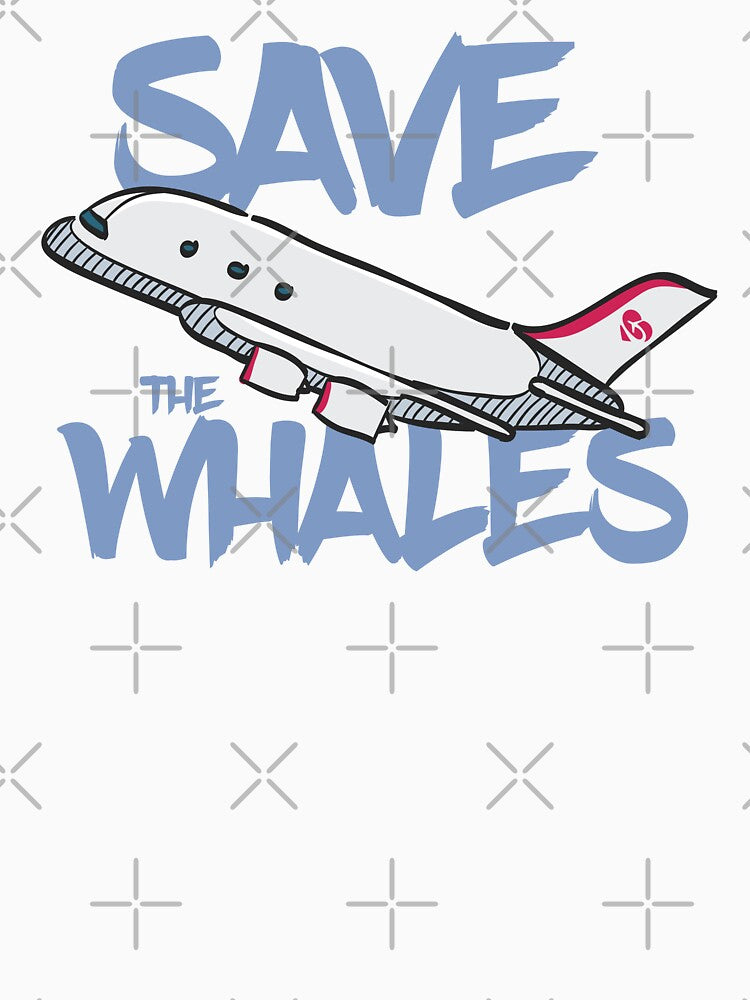 Save The Whales Funny Aviation Saying by Ikaroots