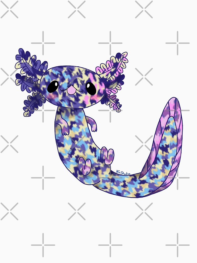 Mosaic Axolotl by KCsStudio