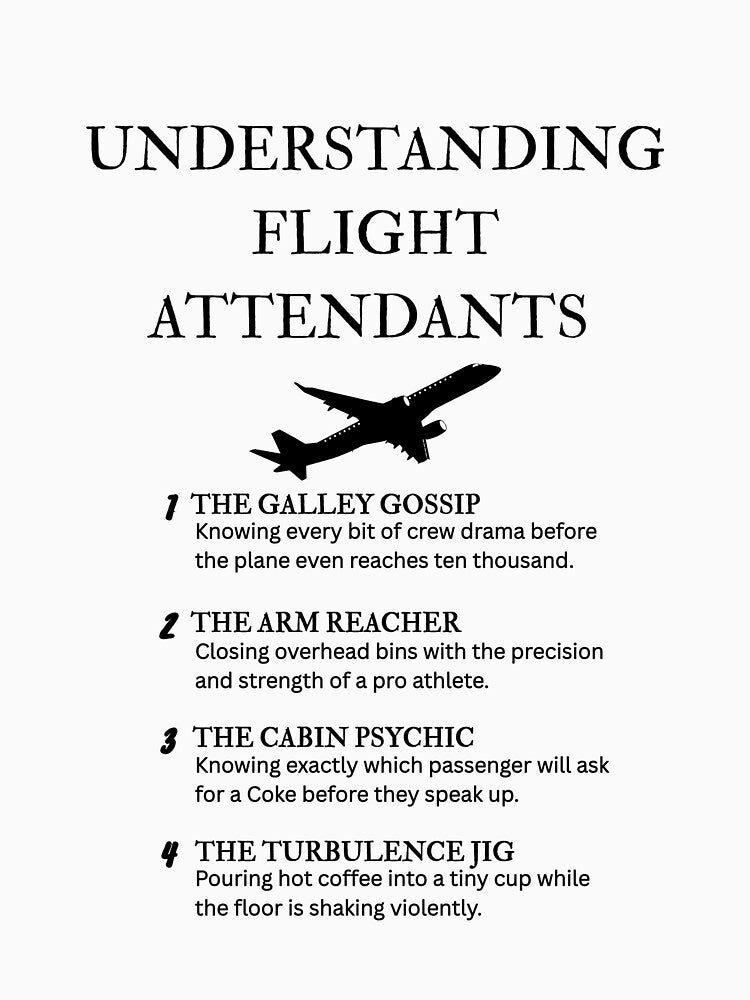 Funny Flight Attendant Definition Dictionary Art by PsyFlow35