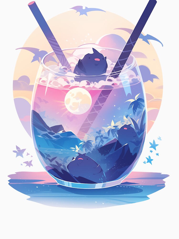 Tea in the Stars: A Boba Tea Lover's Dream by kitidach-create