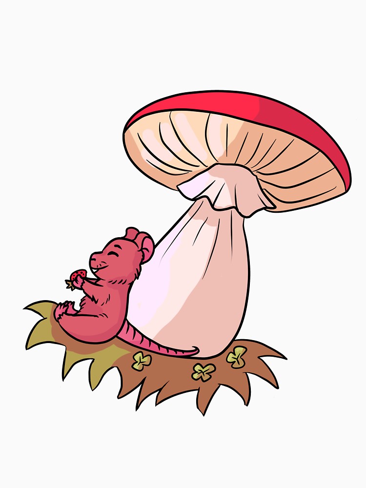 Mouse Picnic Under Mushroom by ChronicCrafting