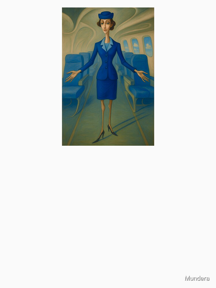 Surreal Flight Attendant by Mundera