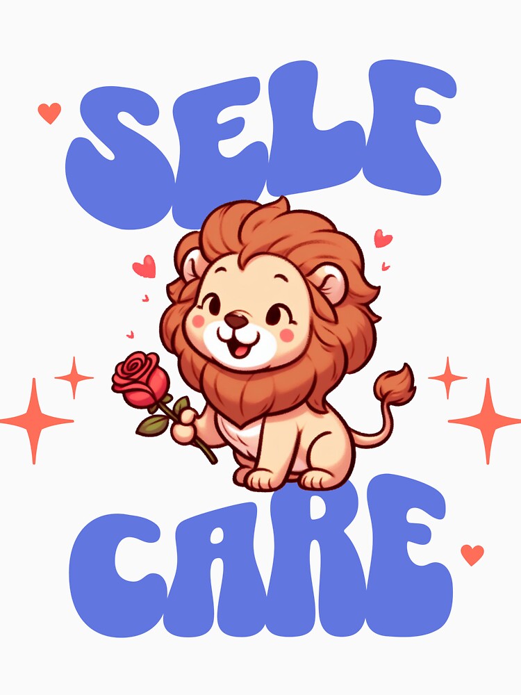 self care american traditional rose Lion by LemuellTrends