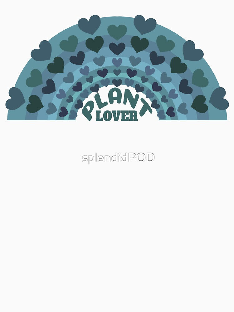 Plant Lover Heart Rainbow | Cute Gardening Aesthetic Design by splendidPOD