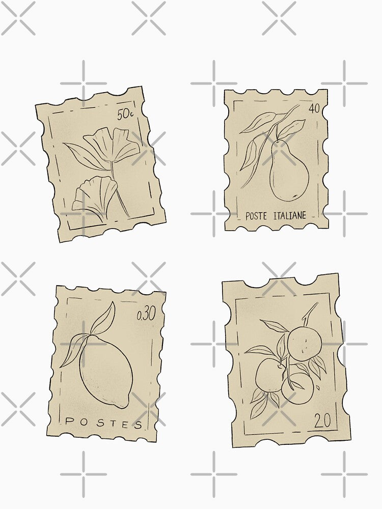 retro stamps by delicate-pov
