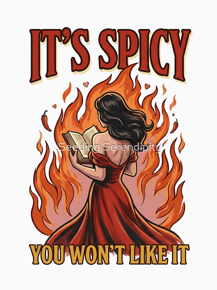 It’s Spicy Vintage Pulp Romance Cover Art by Seeding Serendipity