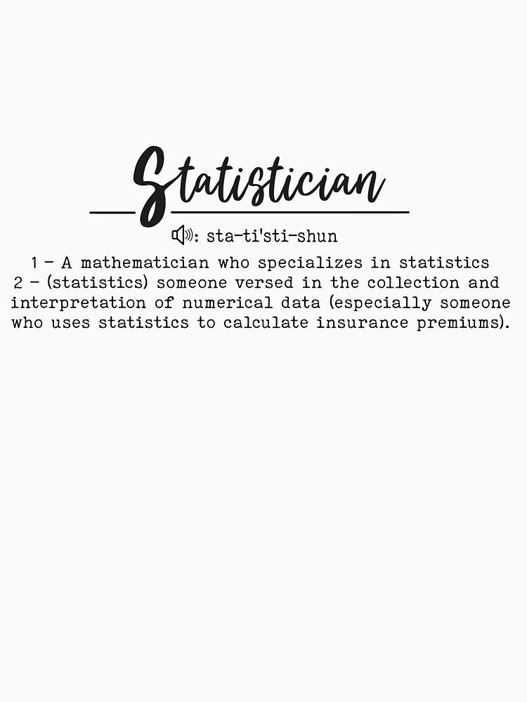 funny Statistician Definition, gifts by Enamy-DaD