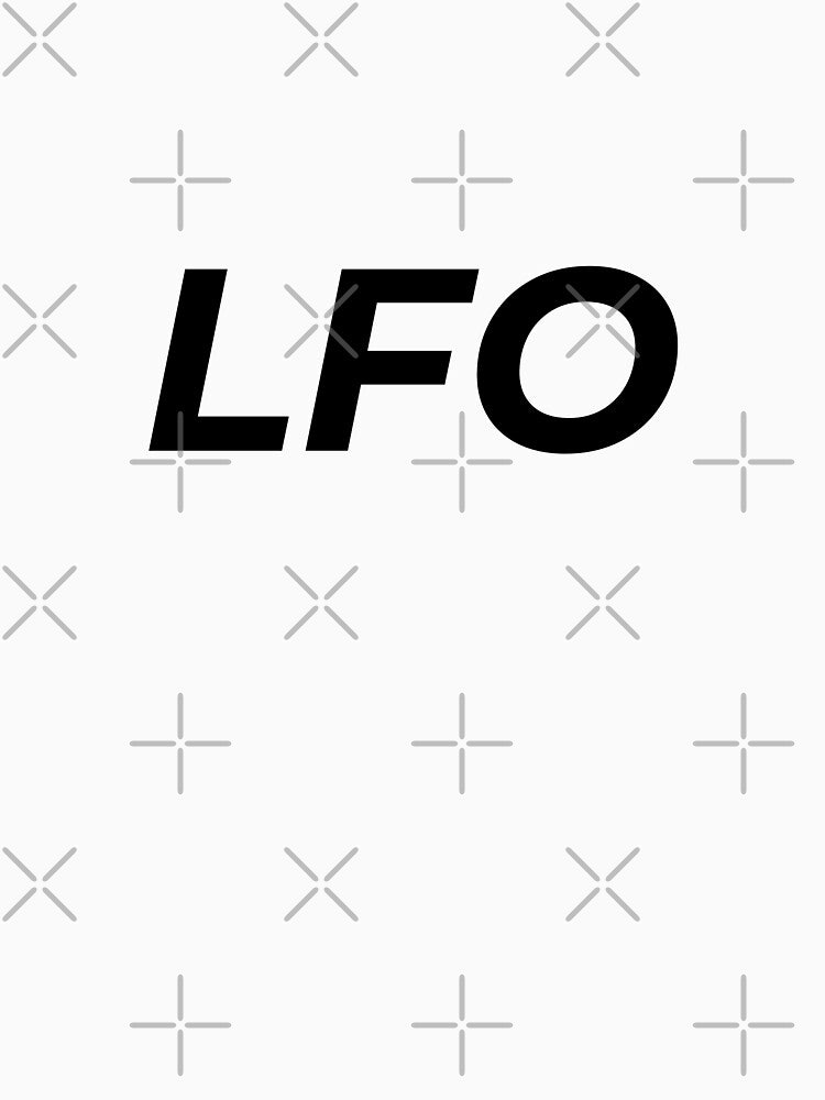 LFO Old School Underground 90s Techno Music (Black) by MusicMerchLab
