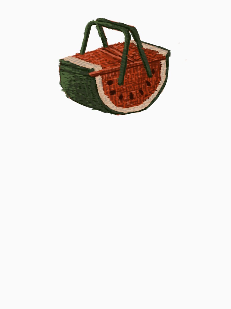 watermelon picnic basket by ptaradactyl