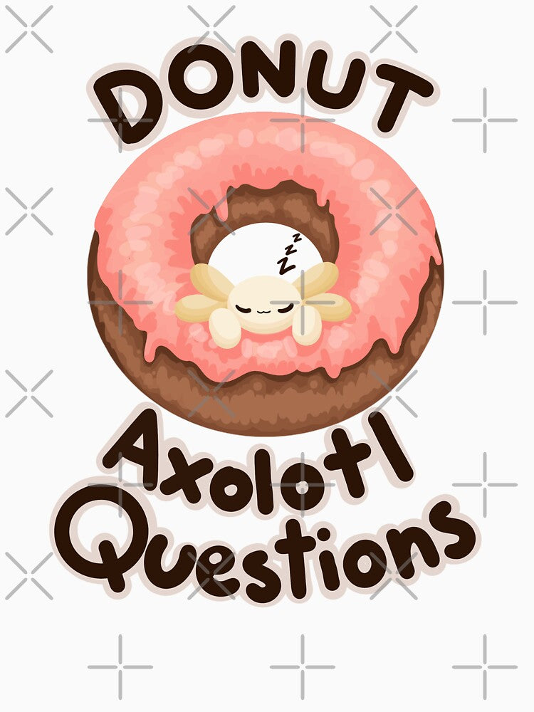 Pink donut axolotl questions by Fridayscorner