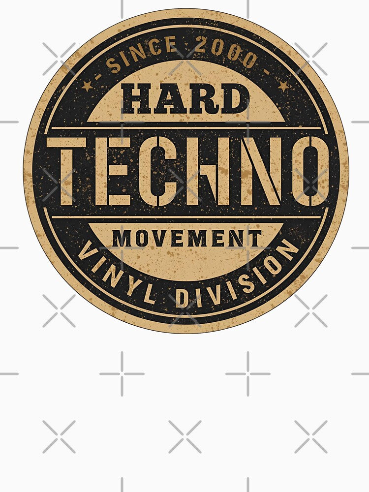 Hard Techno Movement – Industrial Club Culture Design by |TRSSHOP|