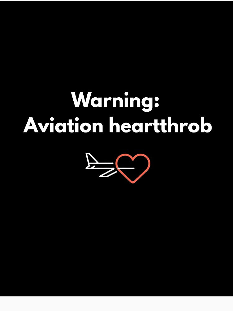 Warning: Aviation Heartthrob Valentine Design by Kewelka