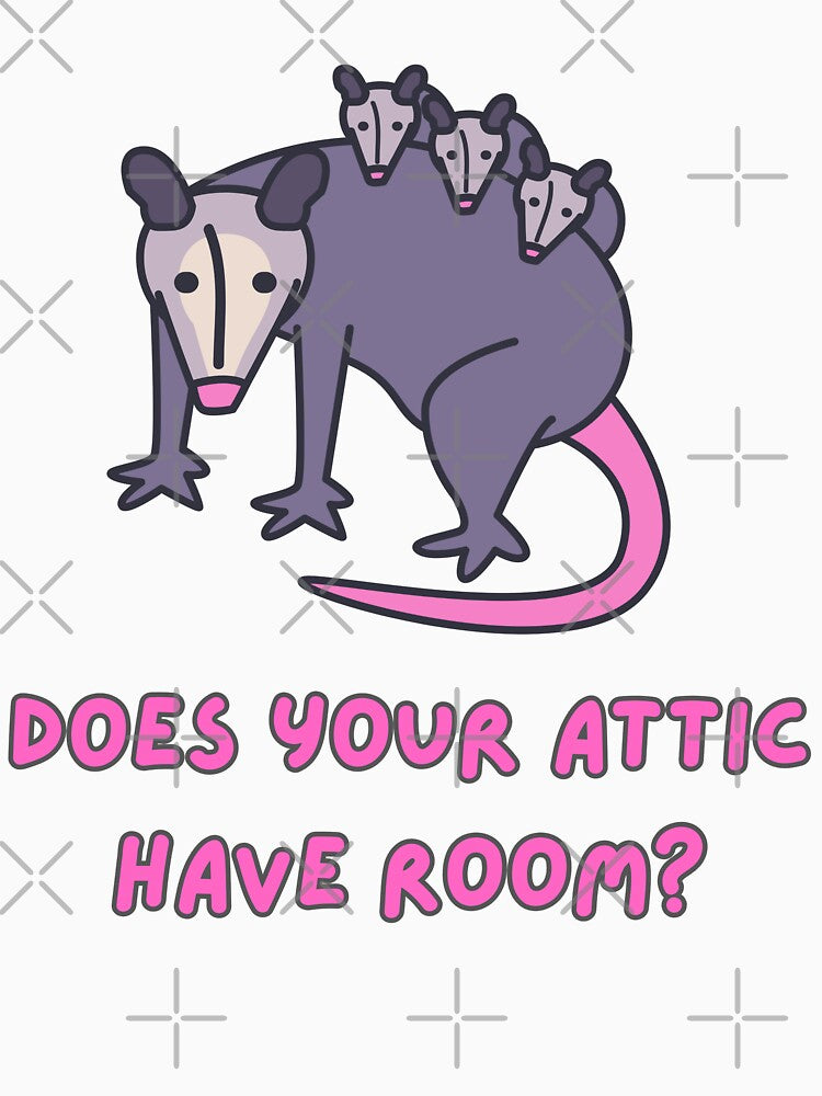 Do you have room in you attic? - Opossum by BeWilDesigns
