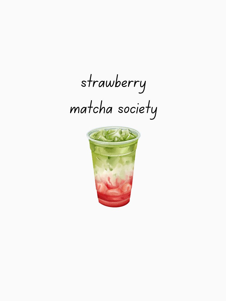 Strawberry Matcha Society – Café Culture Aesthetic Design by My Gluten Free Life UK