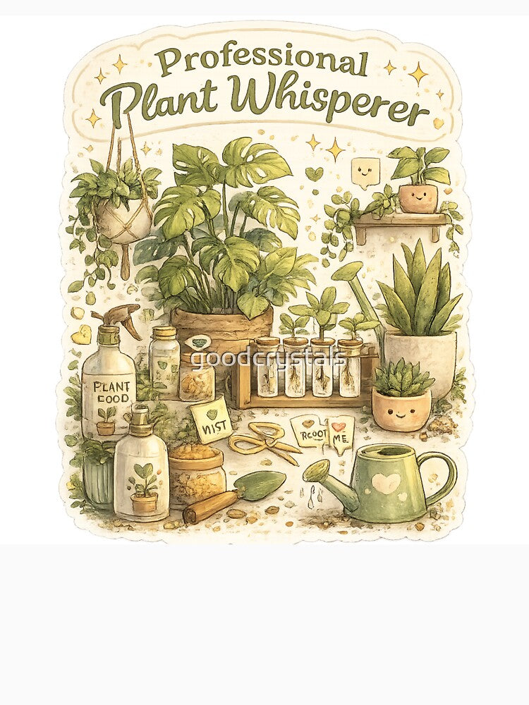 Professional Plant Whisperer by goodcrystals