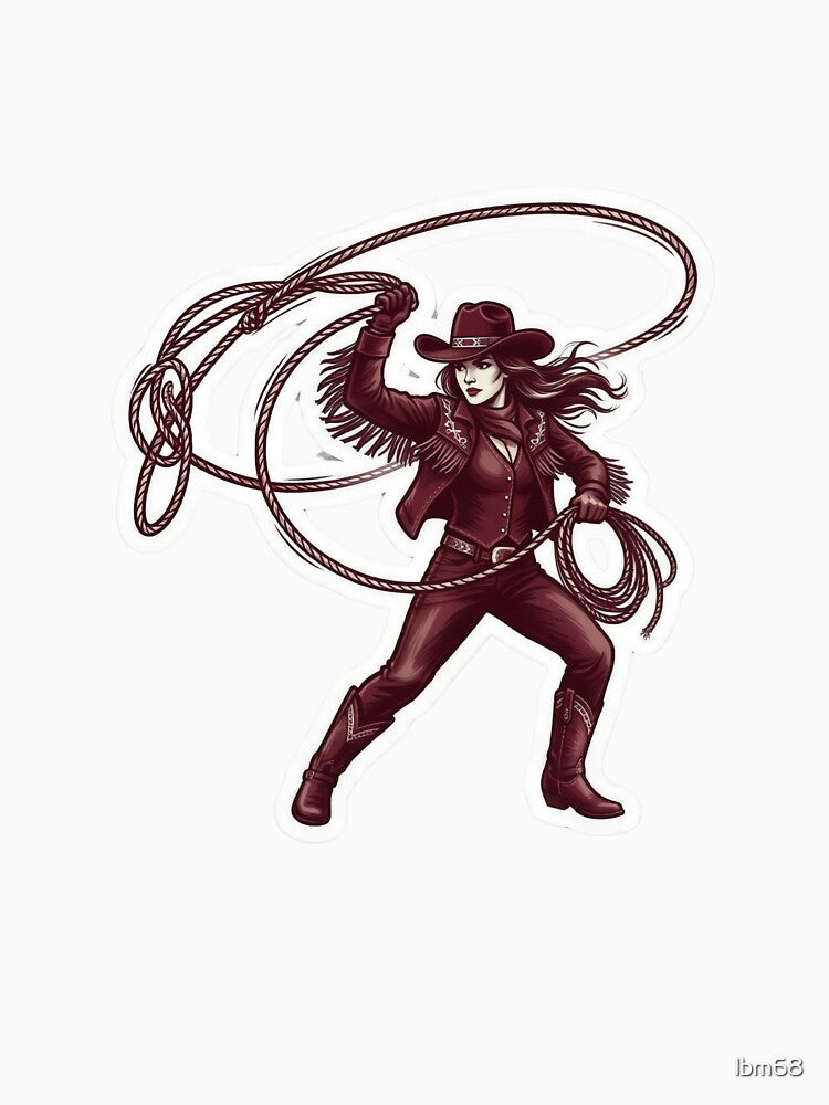 Western Cowgirl Rodeo Sticker by lbm68