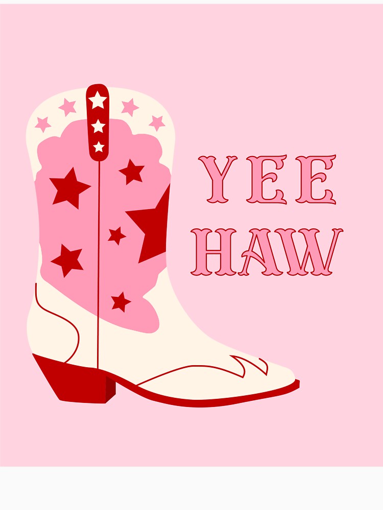 Yee Haw Blush Pink Cowgirl Boots by newburyboutique