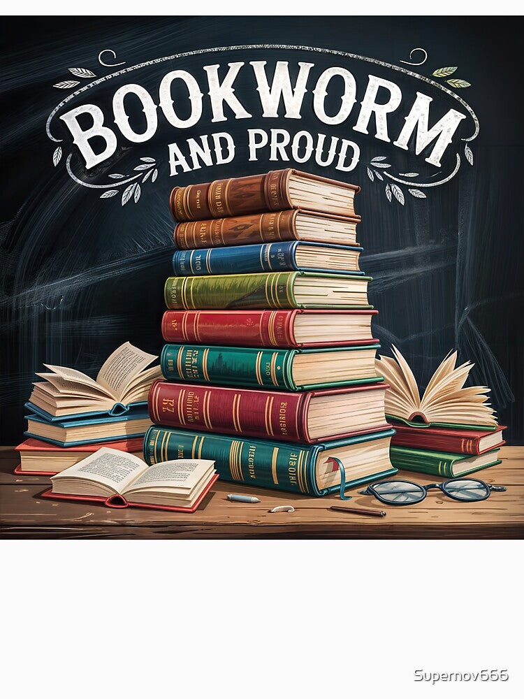 Bookworm & Proud – A Bold Tribute to Literary Passion by ForeverPrintsOK