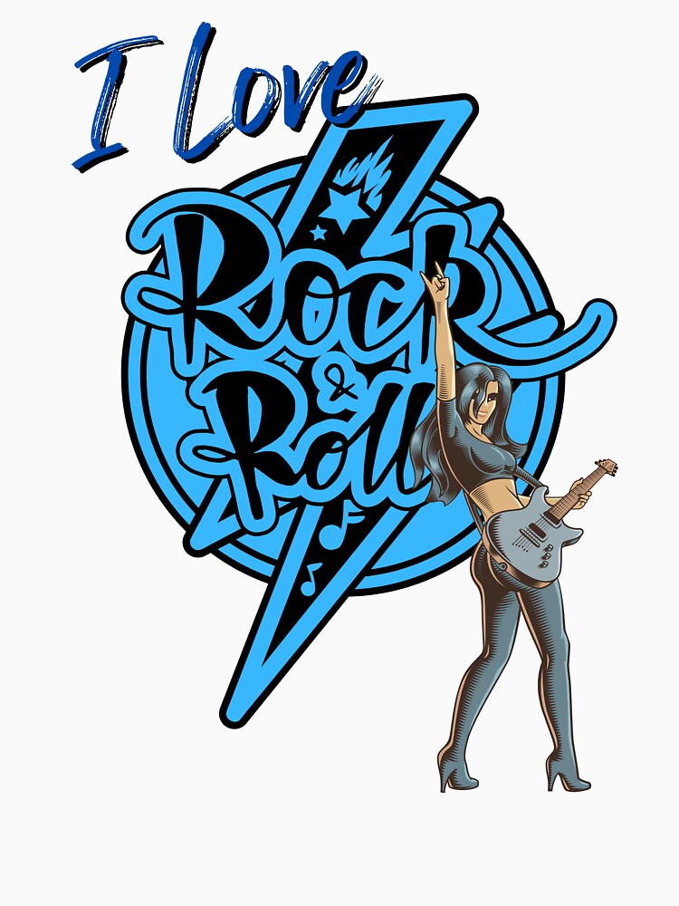 I Love Rock & Roll - Lt Blue, Light by Mean-Musician