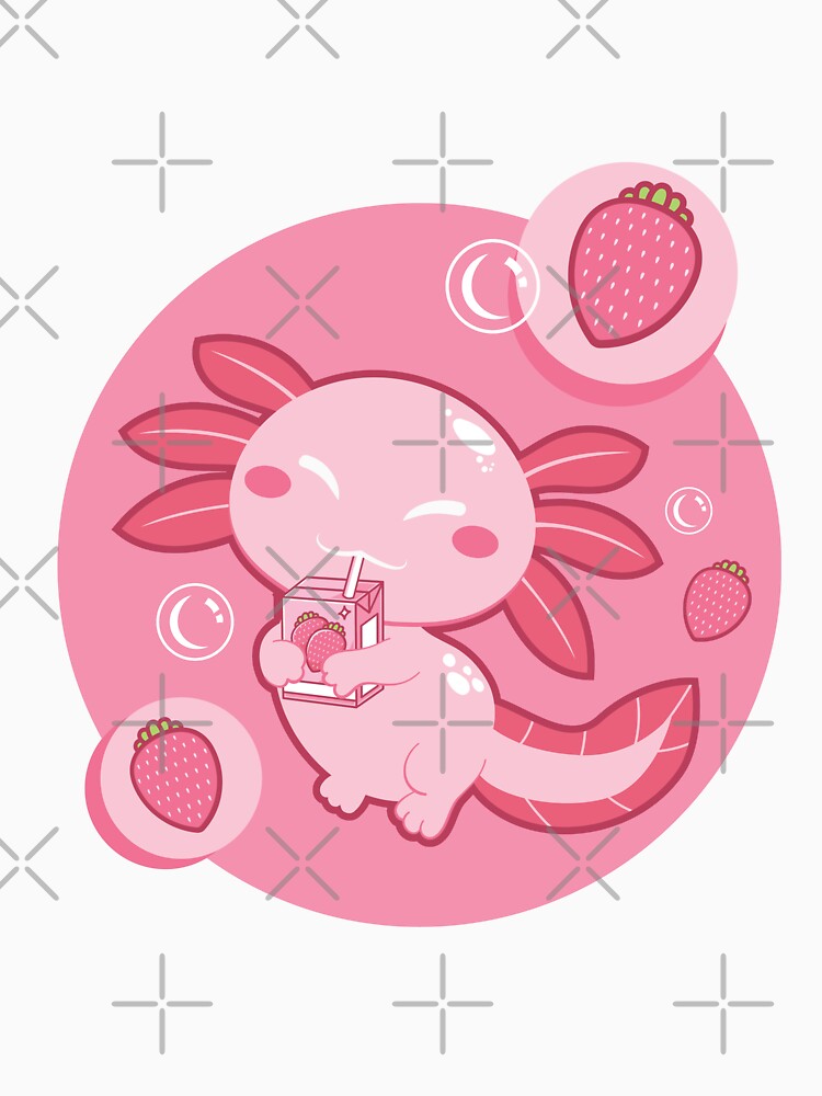 I axolotl pink milk shake by Splinter300