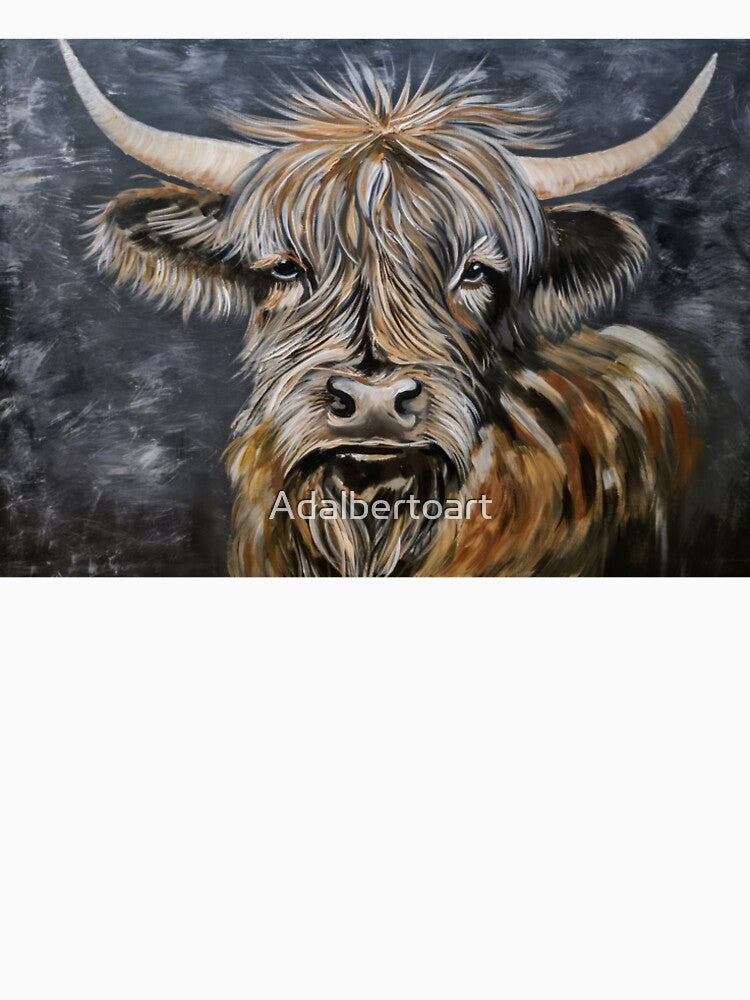 Scotland Cow by Adalbertoart