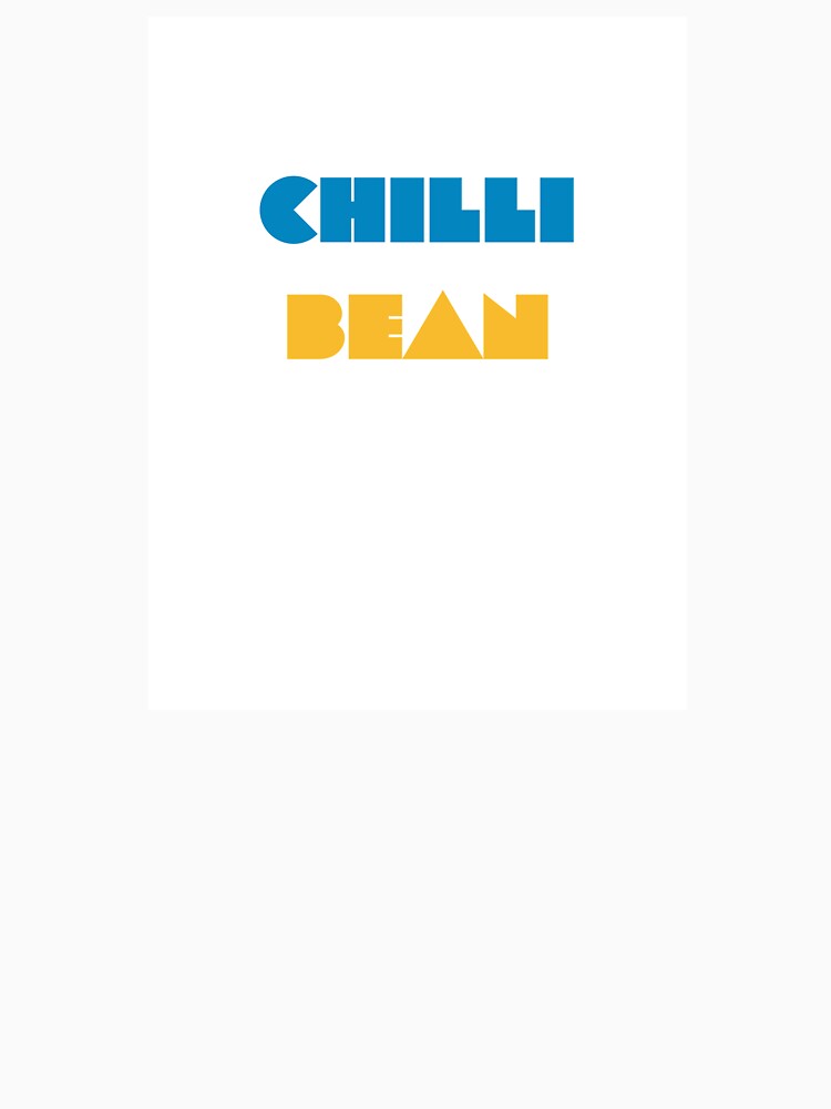 Chilli Bean Bold Minimal Food Typography by Fezzle8
