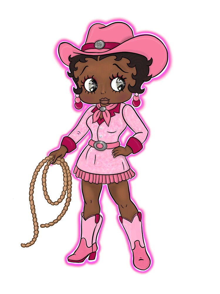 Neon Black Cowgirl Betty by The Beauty Brainery