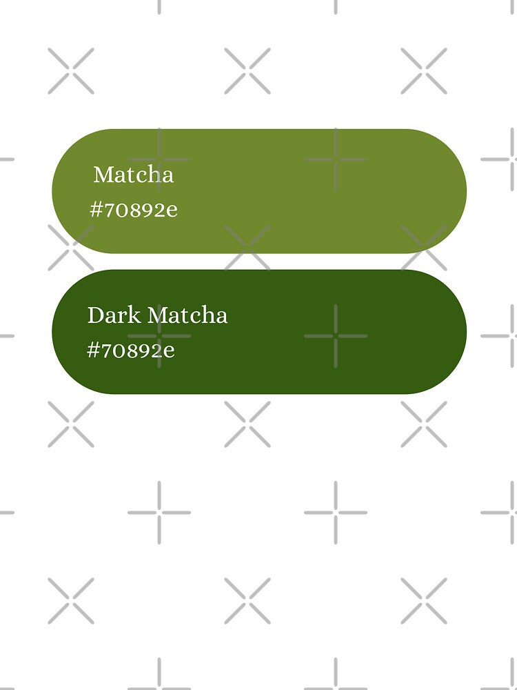 color hex of matcha by Niji Hibana