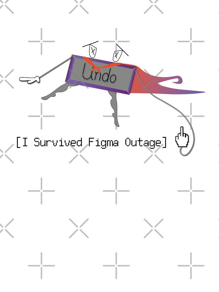I Survived Figma Outage | Funny UI UX Designer Meme by Creatory.studio