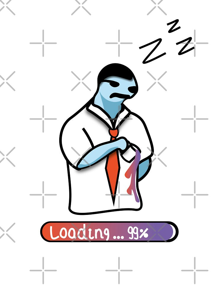 Loading... 99% | Funny Designer & Creative Meme by Creatory.studio