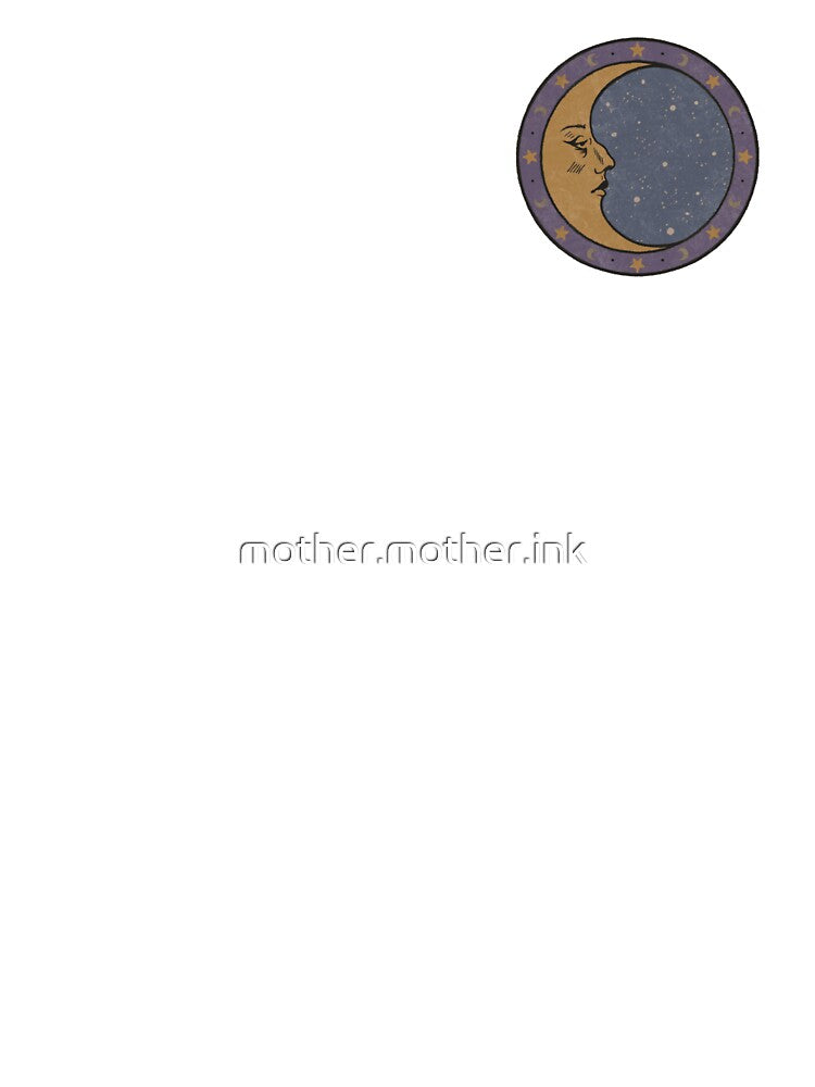 Whimsigoth crescent moon by mother.mother.ink