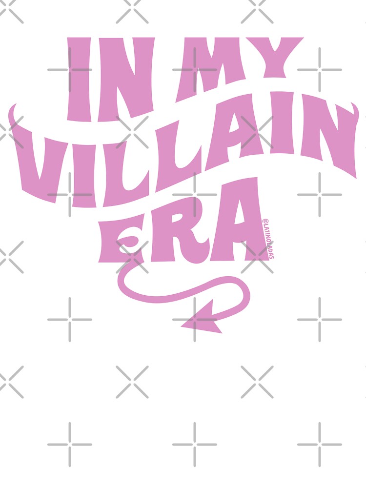 My Villain Era / Bookish Aesthetic Hot Pink Sassy Devil Horns and Tail for Romance Kindle Lovers Tbr by Latinoladas