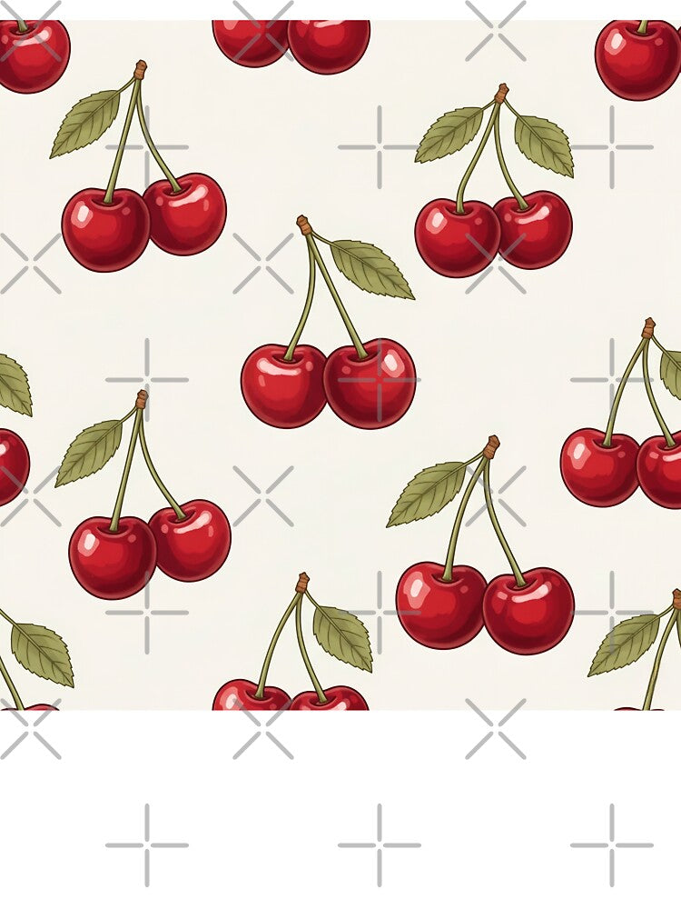 Vintage Cherry Aesthetic Pattern by StickyGuys