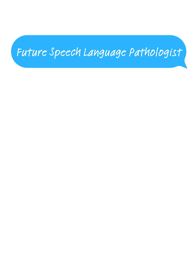 Speech Pathologist Sticker Speech Language Pathologist Message Gift by SlocifieShop