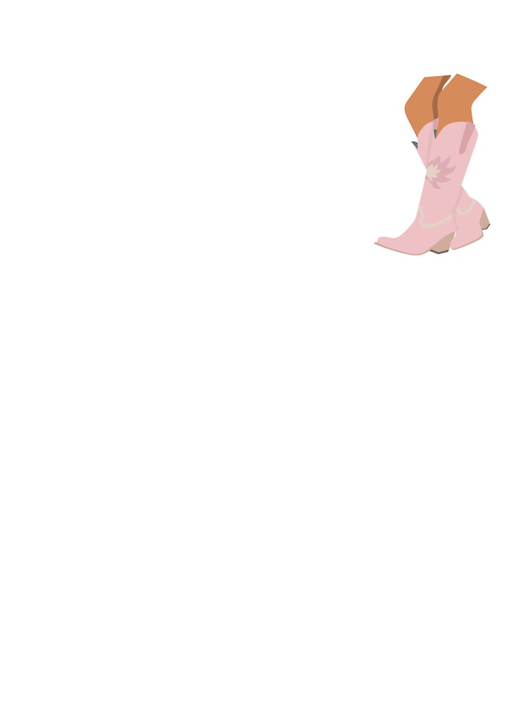 Pink Cowgirl Boots by whitewavess
