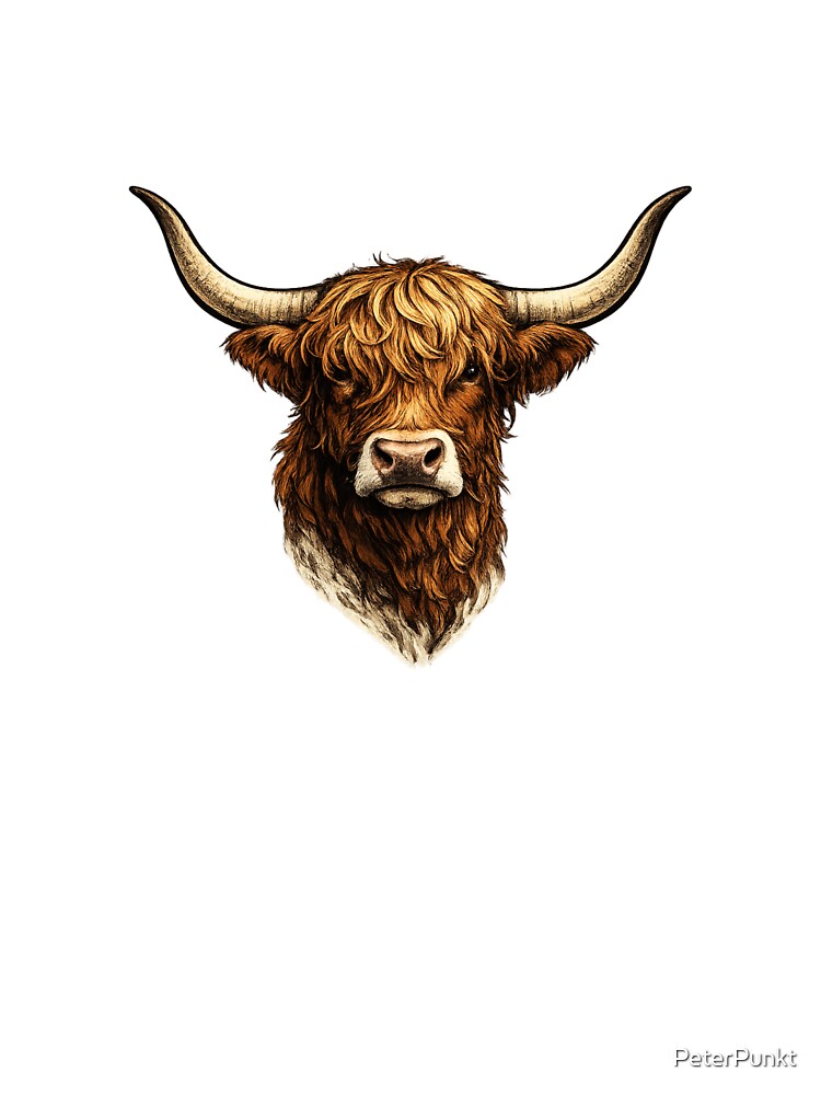 highland cow by PeterPunkt