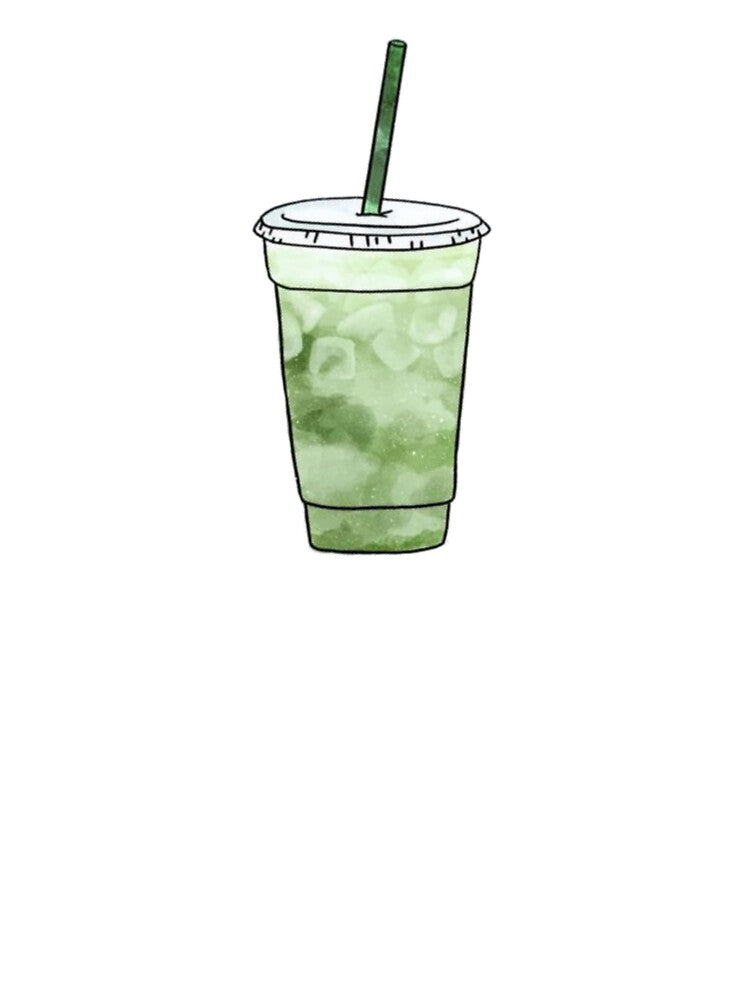 Iced Matcha Latte by DesignsbyIA