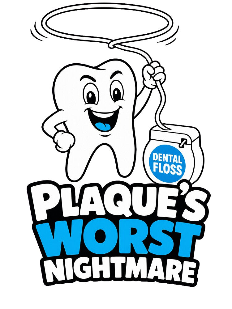 Dental Hygienist Plaque's Worst Nightmare Funny RDH by VisualArtsOasis