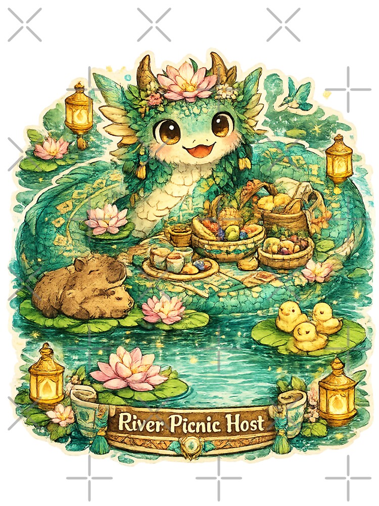 River Dragon Picnic Host by Candlelit Catastrophes