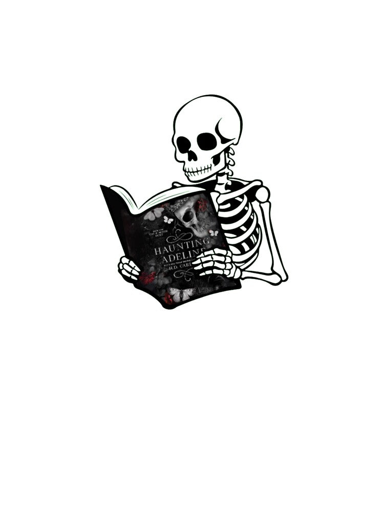 haunting adeline bookish skeleton by elmreadsbooks