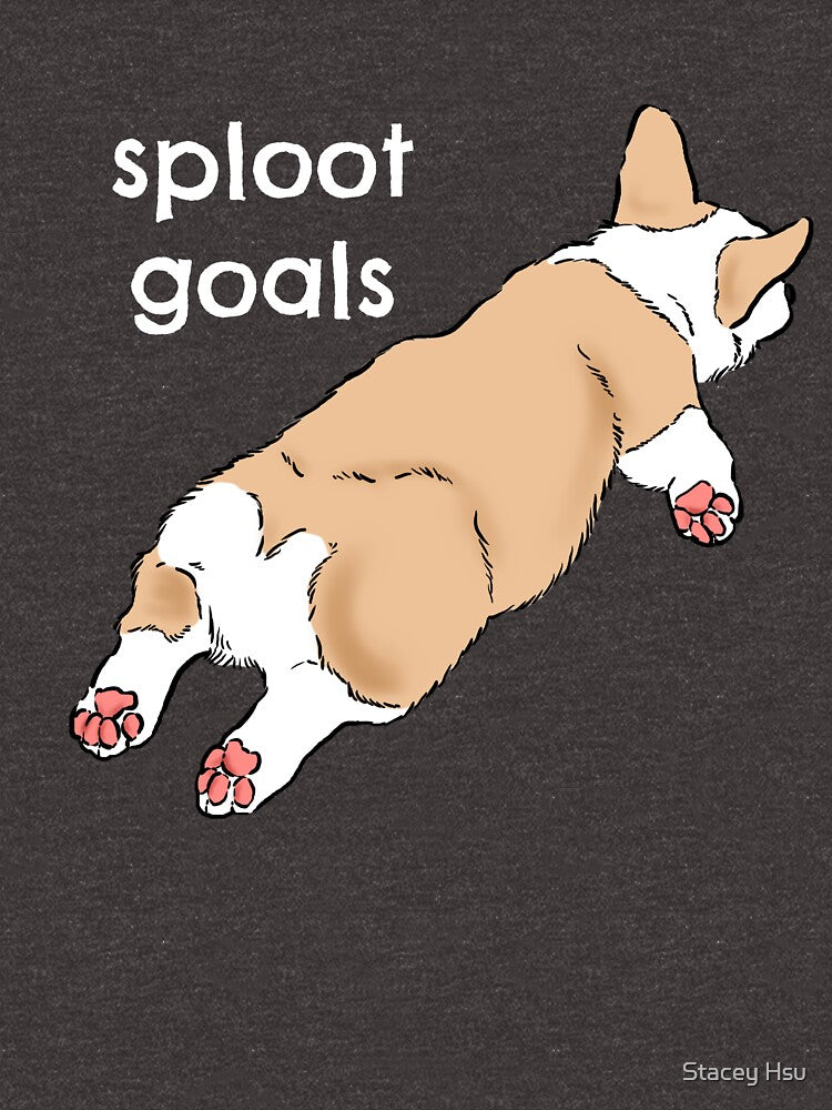 Funny Corgi Sploot by Furkid Studio