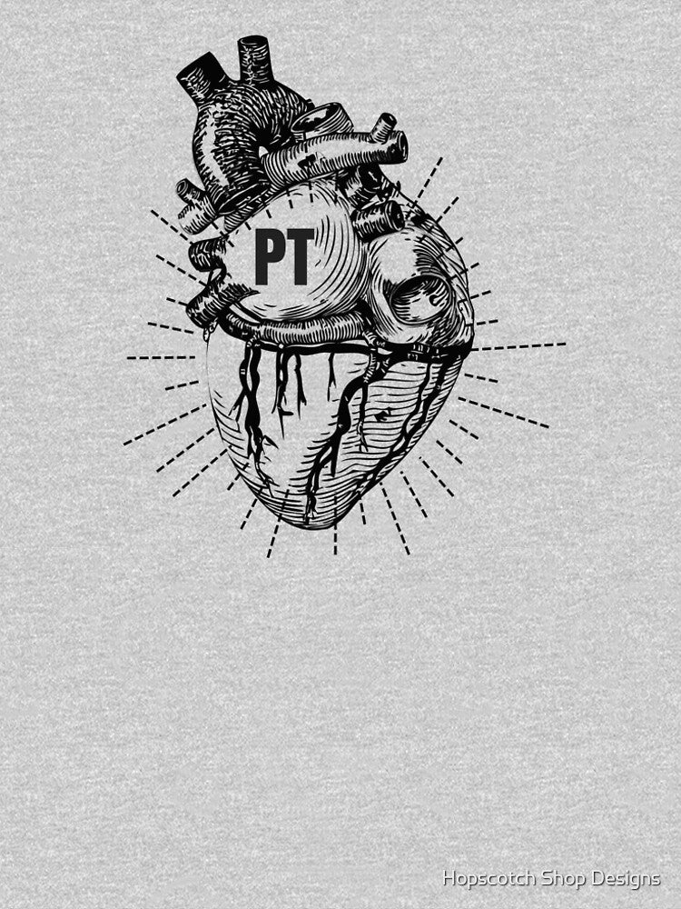 Physical Therapy Love Anatomical Heart PT School Design by Hopscotch Shop Designs