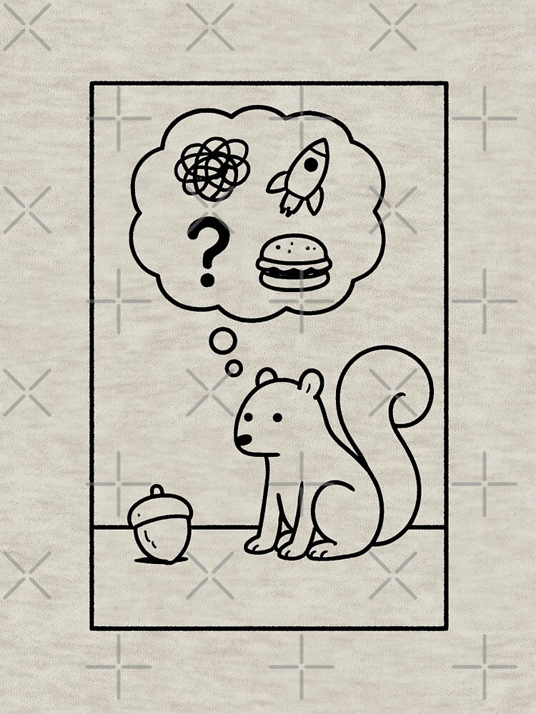 funny Squirrel ADHD - Funny Neurodivergent Awareness by w66aboo