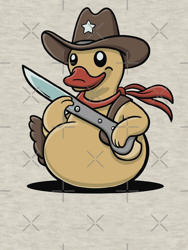 Duck With Knife cowboy by day by VividVista