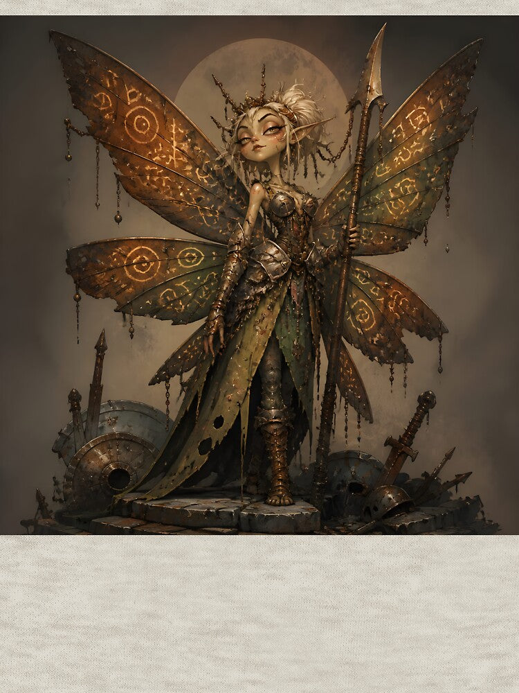 Elven Warrior Fairy with Rune Wings by sigmaartstudio