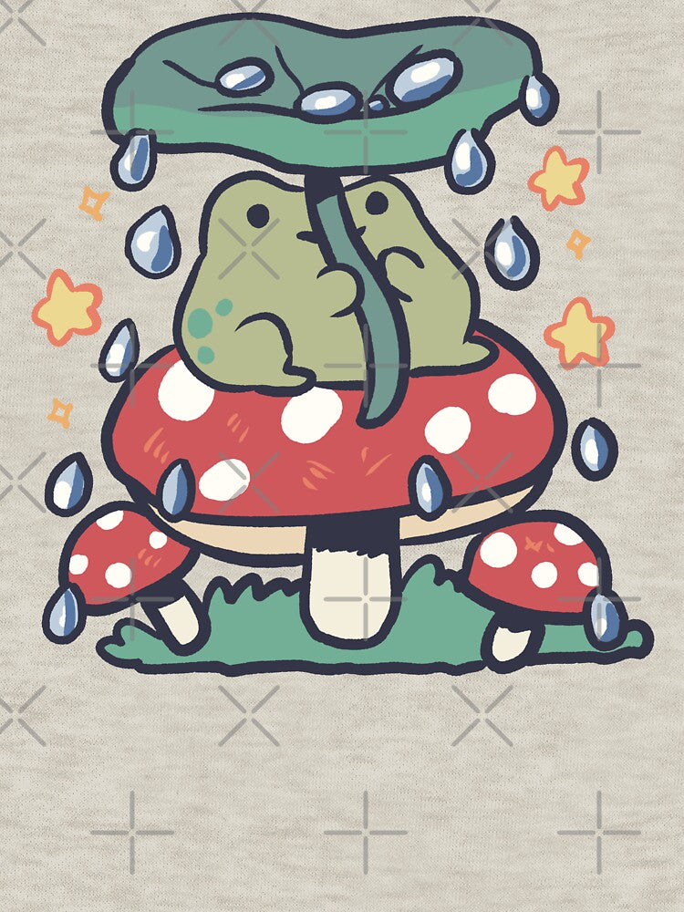 frog on a mushroom by Artofmayara