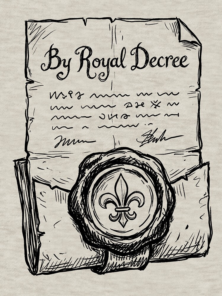 Gilded Letter - Royalcore Aesthetic by bapupa