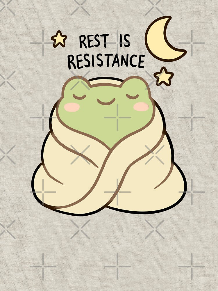 Rest Is Resistance Cute Frog by ari-tistic