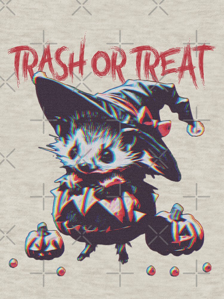 Treat or trash Halloween Possum by Scaryzz